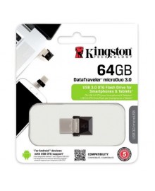 USB Флеш 64GB 3.0 Kingston OTG DTDUO3/64GB металл